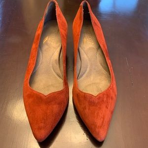 AEROSOL, Comfortable red, kitten heels, size 9